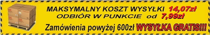 Zamowienia powyzej 600zl wysylka gratis